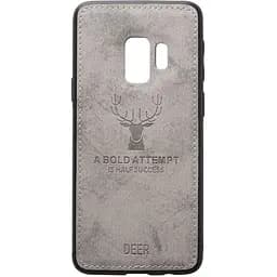 Чохол-накладка Toto Deer Shell With Leather Effect Case Samsung Galaxy S9 Grey