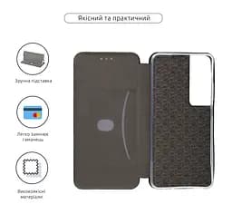 Чехол-книжка для Realme C65 4G, G-Case, черный, кожаный чехол-книжка из экокожи (PU) и TPU, с магнитом, с подставкой и вместительным кардхолдером, противоударный, защита всего корпуса, ArmorStandart (ARM77876) - мініатюра 3