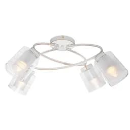 Люстра стельова Brille в зал E14 40W WH (LK-633C/4) - мініатюра 2