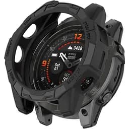 Чехол-бампер DK CDK для Garmin Epix (Gen 2) 47mm Силикон Outlines (018565) (black)