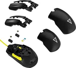 Мишка Modecom Jager Volcano ігрова 12400dpi 7 кнопокRGB Hot-Swap custom. чорна - мініатюра 7