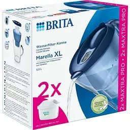Фільтр-глечик Brita Marella XL Memo MXPro 3.5л Blue + 2 картриджа [1052786] [150431] - мініатюра 5