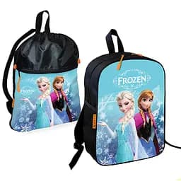 Шкільний рюкзак дитячий Анна та Ельза + Сумка для взуття спортивної форми рюкзак-мішок для дівчинки (01808)