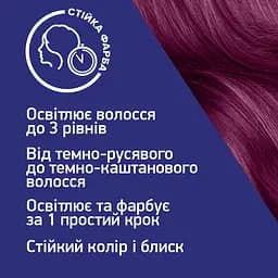 Уцінка. Стійка фарба для волосся Schwarzkopf Live Colour + Lift L76 Ultra Violet   - мініатюра 4