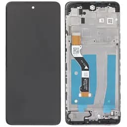 Дисплей Motorola XT2133-2 Moto G60s чорний, оригінал PRC, з рамкою