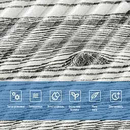 Самоклеюча декоративна 3D панель 500х500х5мм Бамбук Дерево Зебра SW-00002884
