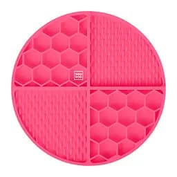 Килимок для злизування і повільного харчування Waudog Silicone 211х211х30 мм рожевий - мініатюра 3