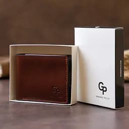 Чоловіче шкіряне портмоне Grande Pelle 11х9х2 см acs0026387 - мініатюра 8