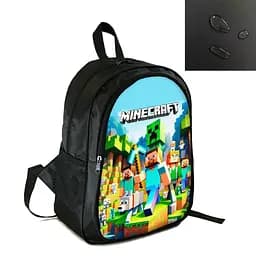 Рюкзак міський/шкільний 38×28см з принтом Minecraft Кріпер дитячий, підлітковий, спортивний (4189)