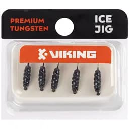 Мормишка вольфрамова Viking Fishing Shrimp 0.91g 9mm Black (5шт) - мініатюра 2