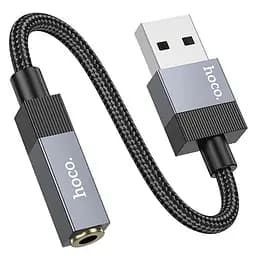 Перехідник Hoco UPA32D Clever USB to 3.5mm Black - мініатюра 5