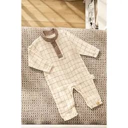 Комбінезон для хлопчика Beyaz Bebek 7162 74 см Бежевий (2000990302885S)
