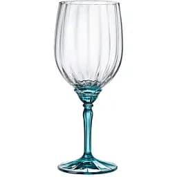 Бокал для червоного вина Bormioli Rocco Florian lucent blue, 535 мл, прозорий з блакитним (199419BCG021990)