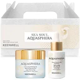 Набор для лица Keenwell Sea Soul Aquasphera увлажняющий: крем+сыворотка