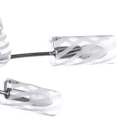 Люстра стельова Brille в спальню E14 40W CH (LK-90C/6) - мініатюра 2