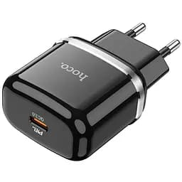 МЗП Hoco N24 Victorius PD20W (1USB-C) Black - мініатюра 2