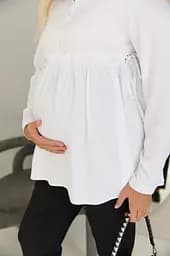 Блузка для вагітних та годуючих з шнурівкою Venice Lullababe розмір XXL (50) Білий - мініатюра 8