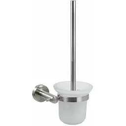 Йоржик для унітазу зі скляною колбою Platinum 64 TMI (9711) Нержавіюча сталь