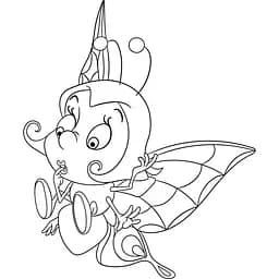 Роспись по холсту "Бабочка" Art Craft 15046-AC 25х30 см