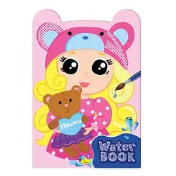 Детская раскраска "Water Book Няшки" Апельсин РМ-82-02, 6 листов