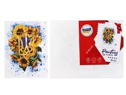 Набор для росписи по номерам Солнечный трезубец, 40x50 см, КНО5059