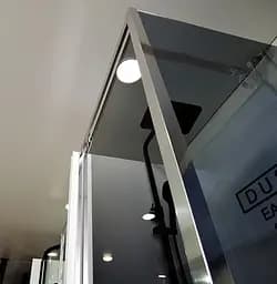 Душова кабіна Dusel A-516 100x100x190 тоноване 551612, Хром, Універсальна, тонований, хром, 100x100 - мініатюра 10