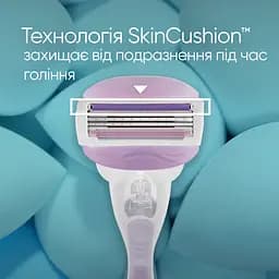 Станок для гоління Gillette Venus ComfortGlide Breeze з 2 змінними картриджами - мініатюра 4