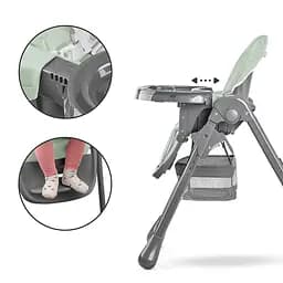Стільчик для годування Kinderkraft Tastee Grey (4160) - мініатюра 9