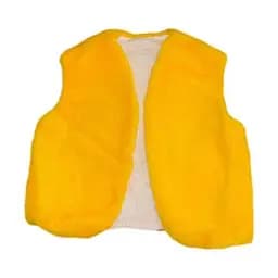 Детский маскарадный жилет желтого цвета 35см