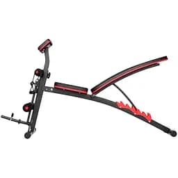Набір Hop-Sport Premium 75кг з лавою HS-1035, штангами та гантелями - мініатюра 8