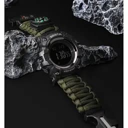 Годинники чоловічі наручні Besta Tactical з компасом (Зелений) - мініатюра 8