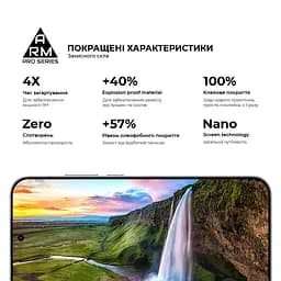 Захисне скло на Realme GT 8 Pro 5G з олеофобним покриттям, Pro, повне проклеювання, антистатичний і пиловідштовхуючий шар, 9H, самоклеючеся, 2.5D, на весь екран, антистатичний клей, ArmorStandart (ARM90395) - мініатюра 5