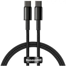 Дата кабель USB-C to USB-C 1.0m 100W black Baseus (CATWJ-01)