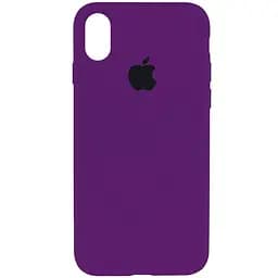 Чохол Epik Silicone Case Full Protective AA для Apple iPhone XS Max 6.5 Фіолетовий/Ultra Violet