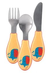 Набор столовых приборов Nuby Слоненок, желтый (NV0501003elphnt)