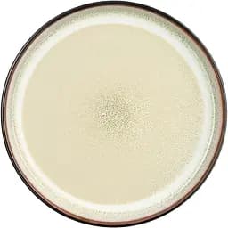 Тарілка десертна Ardesto Bolzano 20.3 см чорно-зелена (AR2920BM)