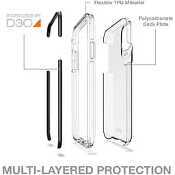 Протиударний чохол Gear4 Piccadilly D3O для iPhone 12 Pro Max (6.7") Black + Прозорий (702006066) - мініатюра 5