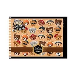 Альбом для малювання Апельсин A4 Bear Band АП-0306-4, 24 аркуші