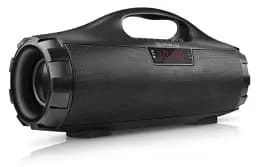 Колонка портативна 2.0 Real-El X-731 Black, 2 x 9 Вт пластиковий корпус, Bluetooth, MicroSD/USB рідер, FM-приймач, живлення від акумулятора, 3600мАхгод - мініатюра 3