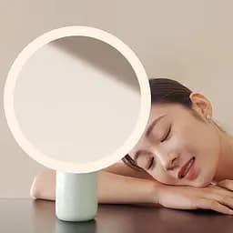 Дзеркало на акумуляторі настільне з LED-підсвіткою Doco DM001 - мініатюра 3