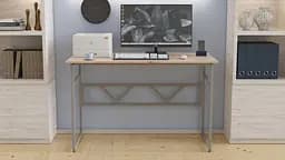Комп'ютерний стіл Ferrum-decor Раян 75x140x70 сірий ДСП Дуб Сан-Марино 16мм (FRD-101644) - мініатюра 6