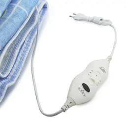 Простирадло електричне Electric Blanket 150×170 см, з підігрівом, двошарове, поліестер, блакитне - мініатюра 4