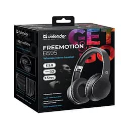 Навушники Defender FreeMotion B595 Bluetooth Black (63595) - мініатюра 6