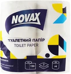 Туалетний папір Novax целюлозний, двошаровий, 4 рулони - мініатюра 4