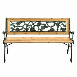 Лавка для саду Chomik GARDEN LINE PAOLA з декоративною спинкою - мініатюра 2