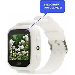 Smart Watch AmiGo GO009 Camera+LED WIFI White UA UCRF - мініатюра 6