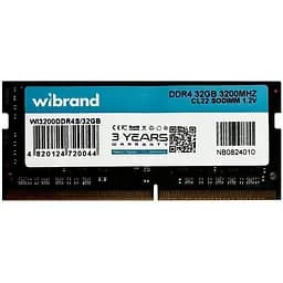 Оперативная память DDR4 Wibrand 32 GB 3200MHz CL22 SODIMM