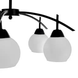 Люстра стельова Brille класична в зал E27 60W BK (LK-562C/5) - мініатюра 5