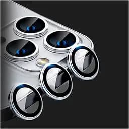 Захисне скло на камеру iLera FocusPro Lens для Apple iPhone 16 Pro/16 Pro Max White Titanium [iLFPWT16PR] [115637] - мініатюра 4