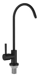 Кран-фасетка під фільтр збройована сталь Wezer EKO4F-13 Графітовий хром